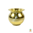 Big Size Pital Lota | Brass Lota Kalash for Puja | Traditional Water Pot | 5 inch