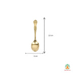 Traditional Brass Puja Spoon | Sacred Ritual Spoon | Brass Spoon | Abhishekam Spoon | Brass Offering Spoon