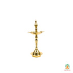 Brass Panch Diya Samai | Handcrafted Brass Oil Lamp | Indian Home Decor | Temple Altar Decor