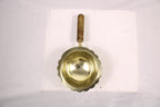 Brass Dhoop Dani with Wooden Handle | Camphor Loban Dhoop Arti Incense Burner | Smoke Holder