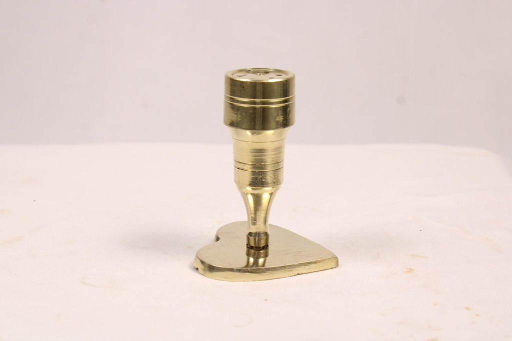 Heart-Shaped Brass Agarbatti Stand | Decorative Brass Incense Stick Holder