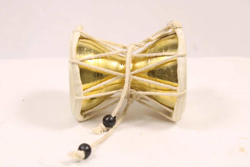 Brass Damroo | Traditional Indian Shiva Folk Musical Instrument | Shiva Damru Damroo | Shiva Drum | Mahashivaratri Maha Shivaratri Gift