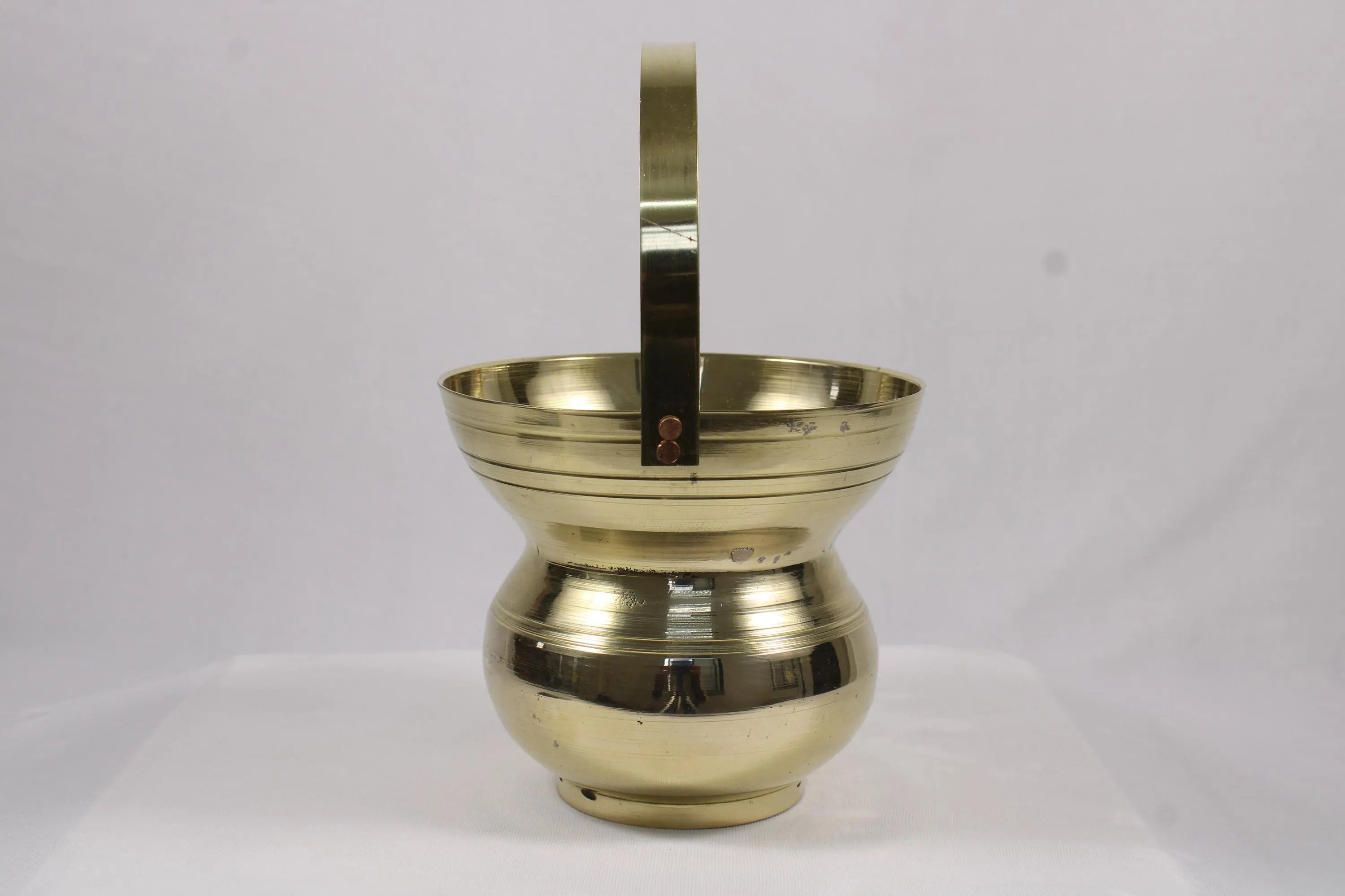 Brass Kamandal | Pital Kalash Traditional Hindu & Jain Holy Water Pot for Puja Abhishekam Mandir Temple