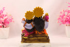 Small 3 inch Shiva Parivaar Statue | Marble Dust Shiva Parvati Ganesha Idol | Lord Shiva Parvati Ganesha Murti for Home Temple | Hindu Idols