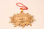 Pure Copper Sun Wall Hanging for Home & Office Vastu, Positive Energy, Decorative Wall Art, Spiritual Gift, Good Luck Protection