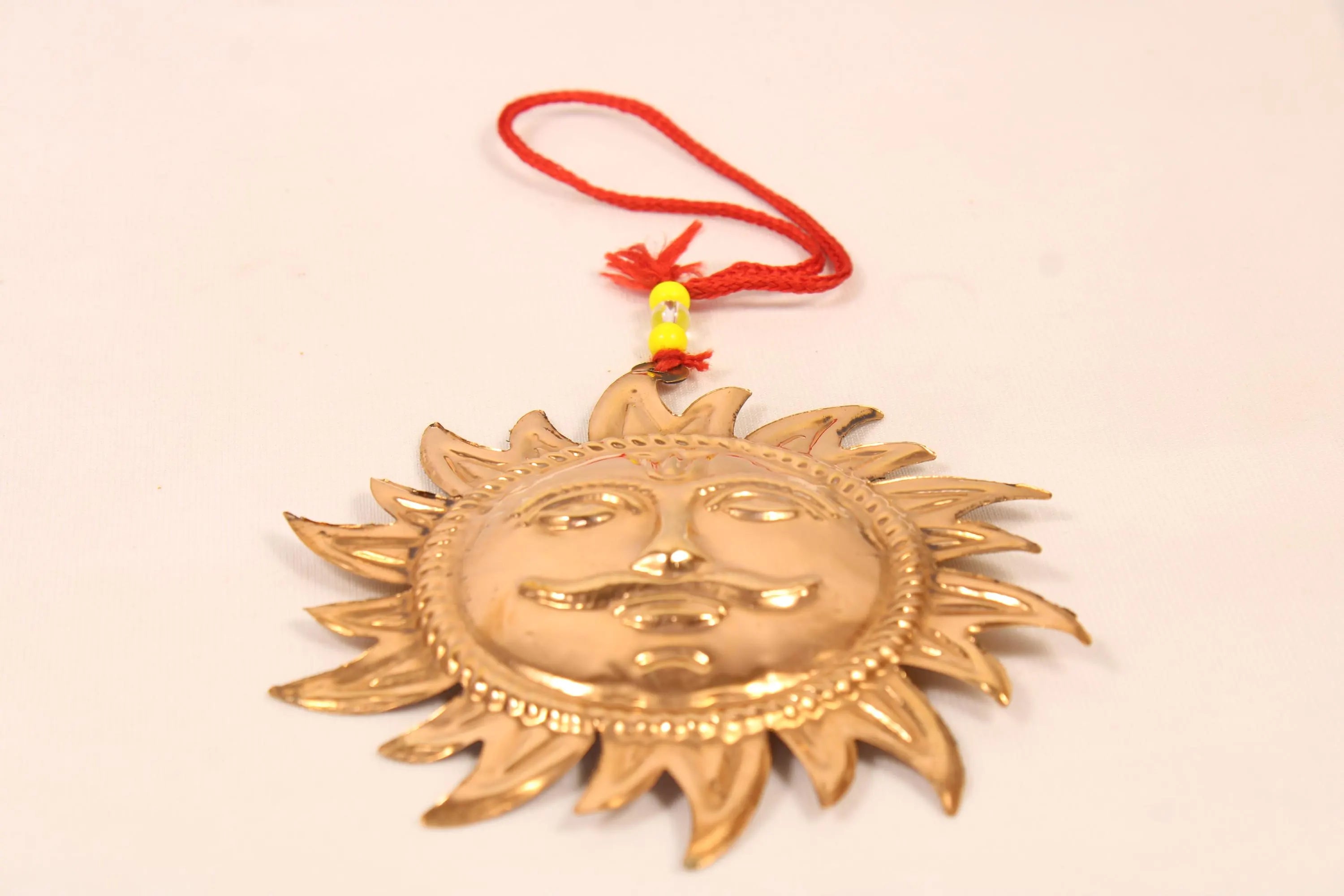 Pure Copper Sun Wall Hanging for Home & Office Vastu, Positive Energy, Decorative Wall Art, Spiritual Gift, Good Luck Protection