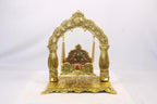 Brass Suraj Jhula | Sun-Shaped Decorative Swing for Lord Krishna Home Temple Janmashtami Swing | Laddu Gopal Bal Gopal Jhula