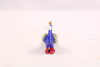 Decorative Small Beadwork Peacock Statue | Handcrafted Menakari Peacock Showpiece for Home Décor, Tabletop Display, Office & Gift |