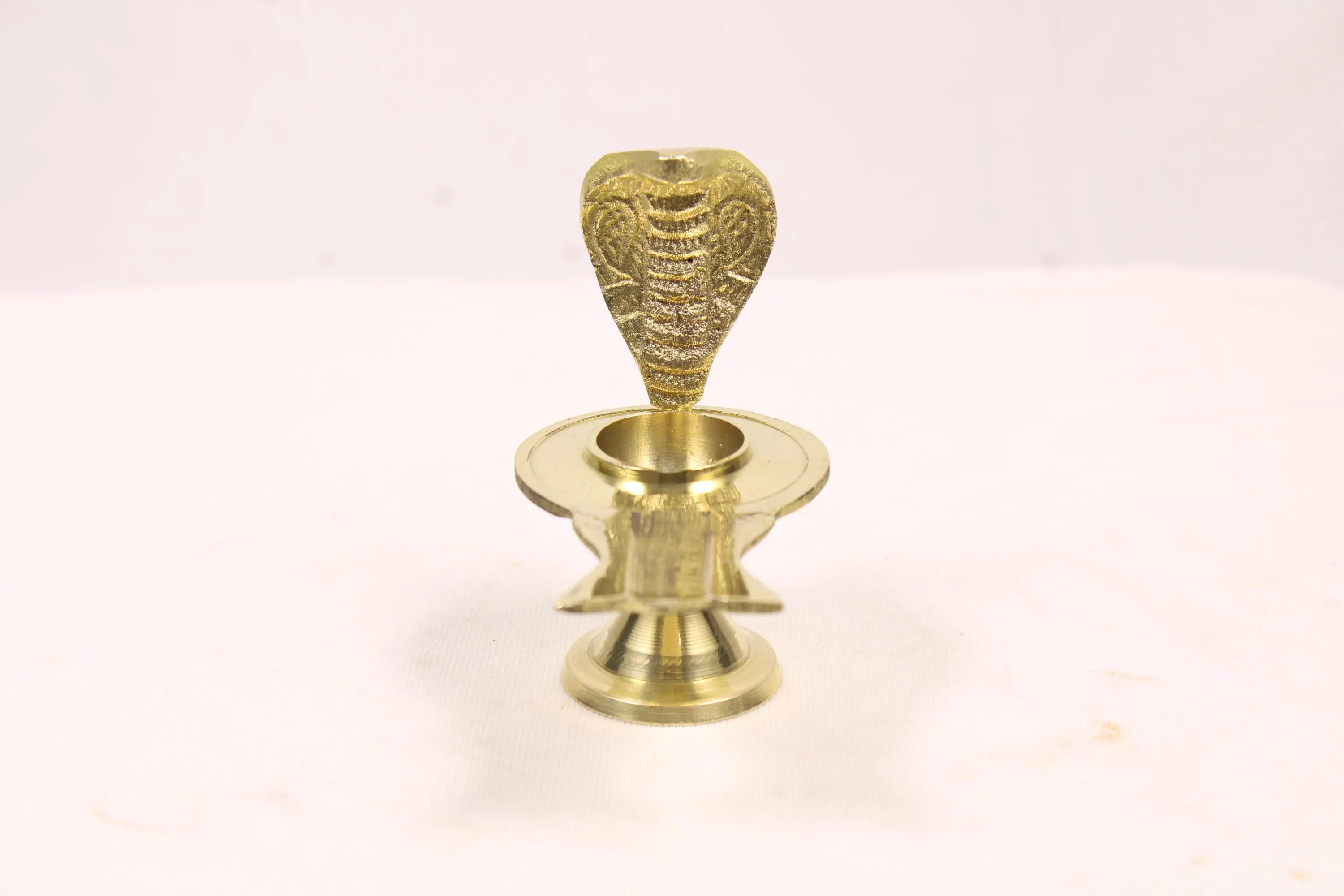 Black Shaligram Shivling with Brass Jaladhari Yoni Base and Stand | Natural Stone Shiva Lingam for Puja, Abhishek, and Home Temple