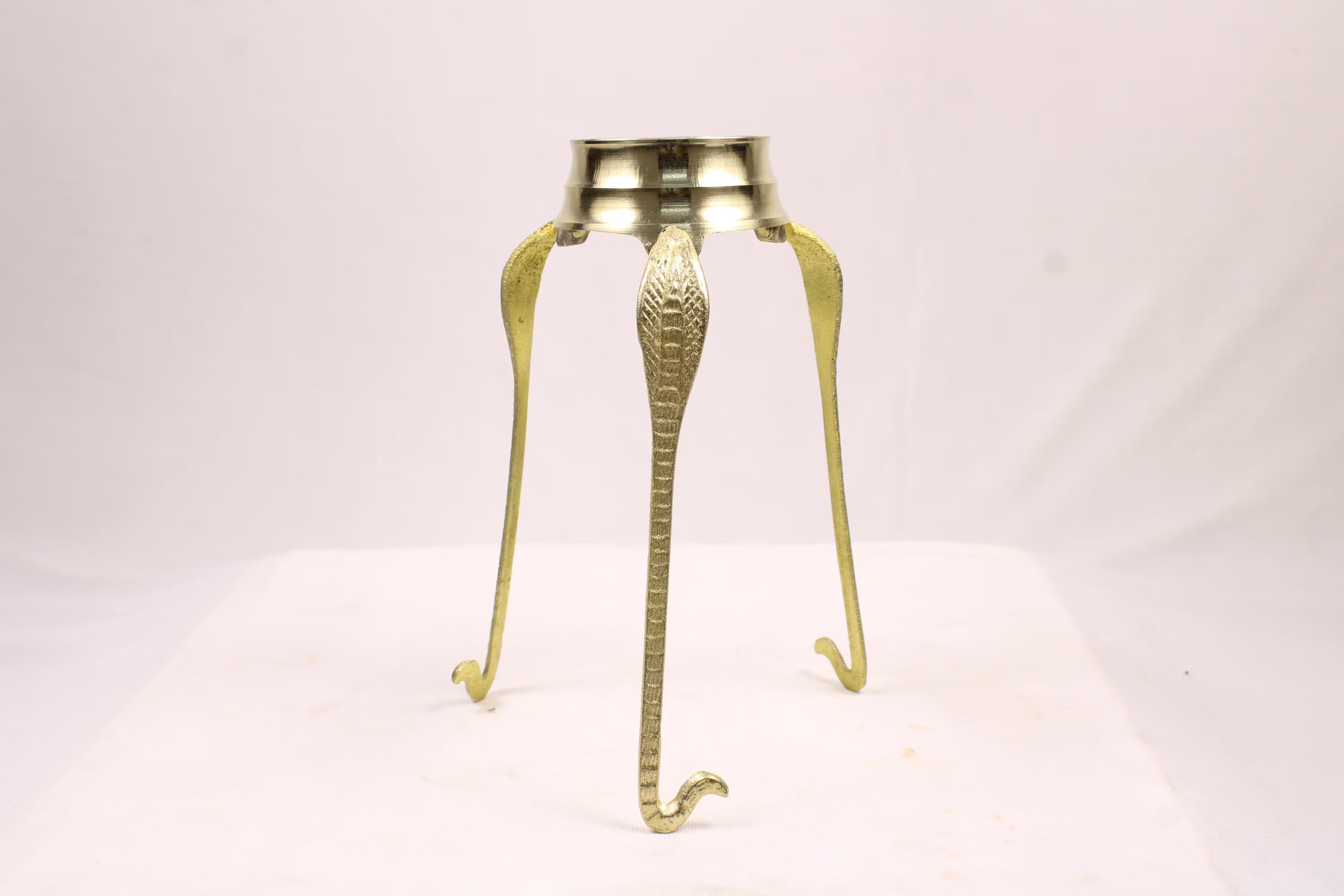 Edit | Brass Jaladhari Tripai Stand | Lota Abhishek Stand for Shivling Puja, Abhishekam & Mandir Use