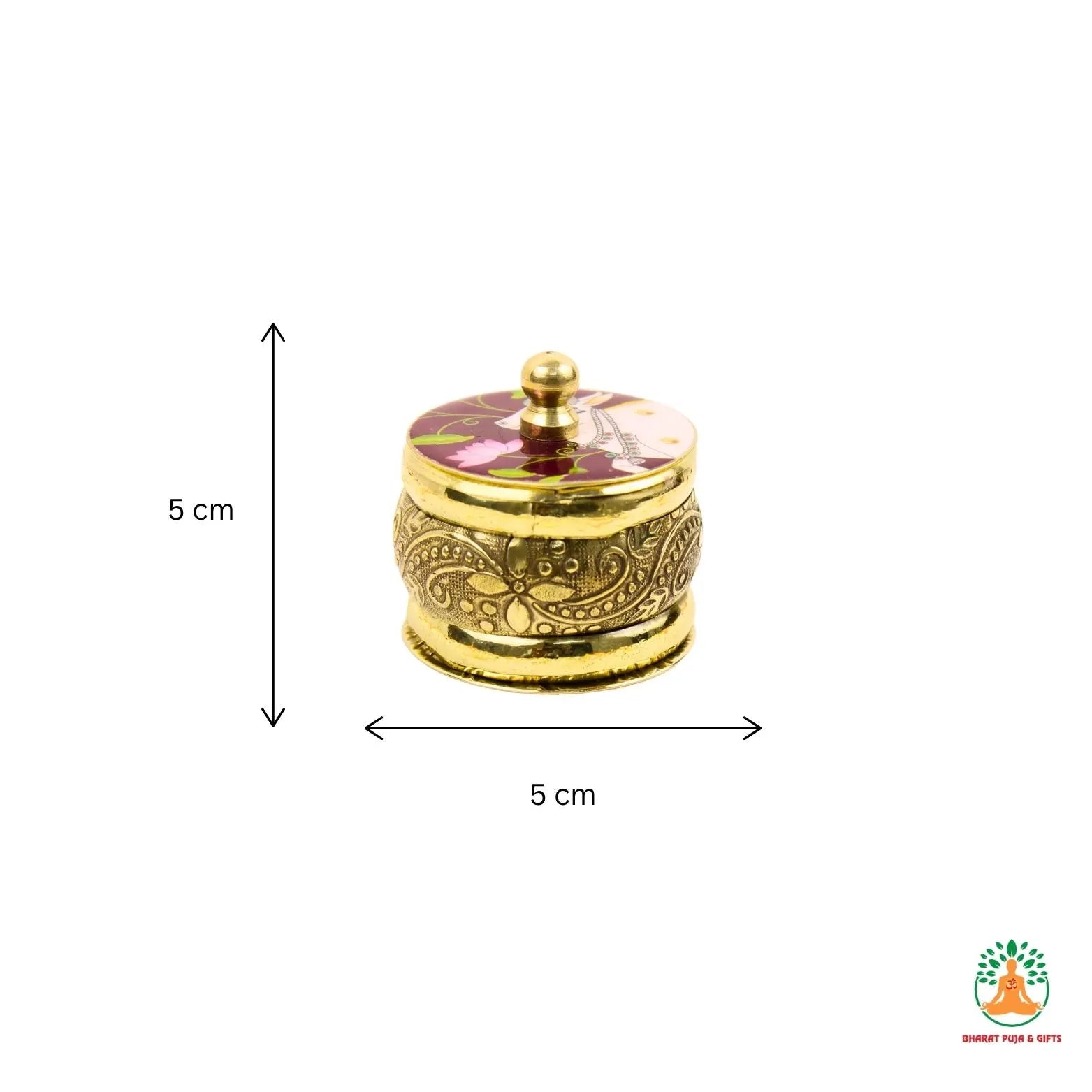 Brass Sindoor Dibbi | Sindoor Box | Kumkum Box | Sindoor Dabba| Diwali Gift | Indian Return Gift | Puja Favors| Housewarming Gift