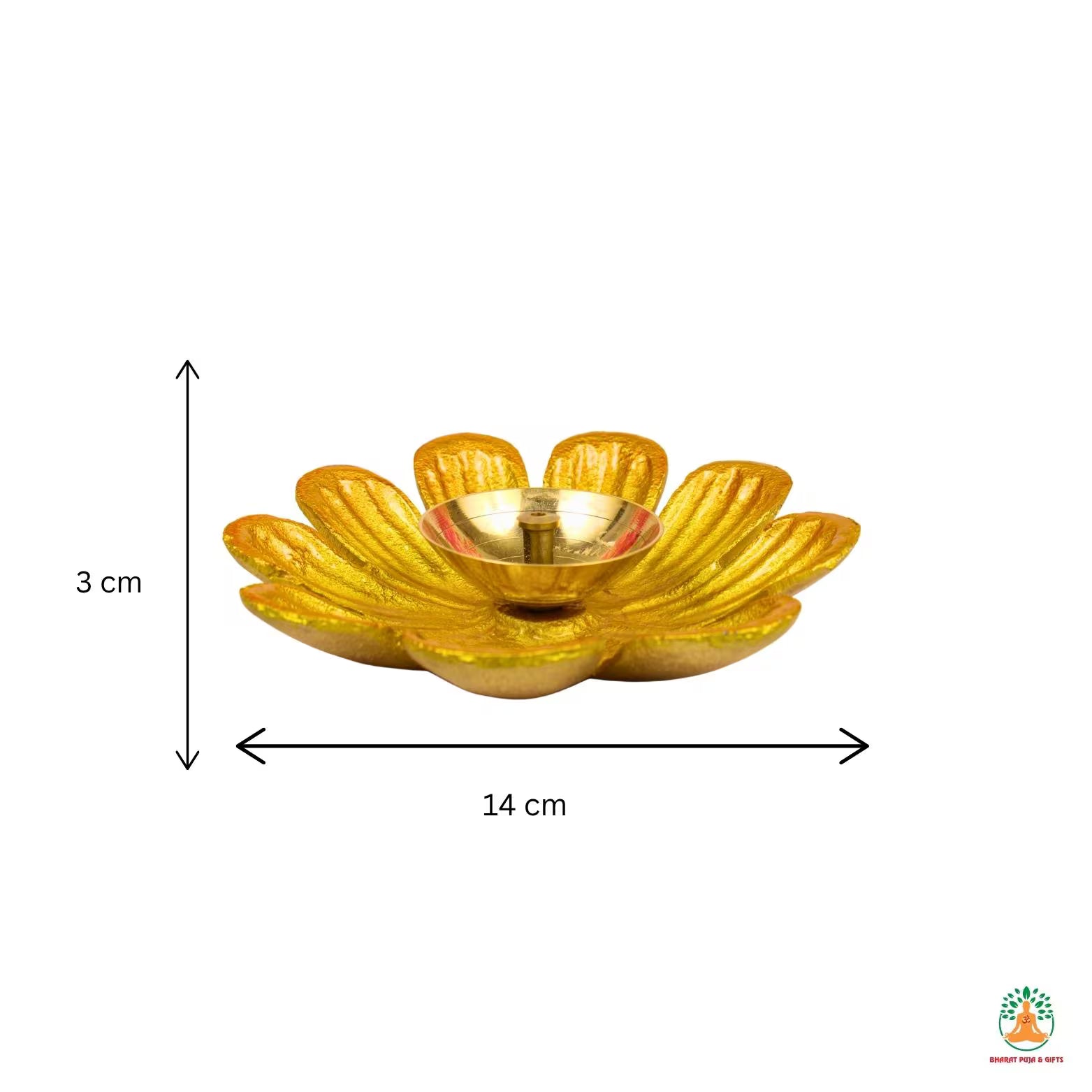 Brass Floral Diya | Decorative Oil Lamp with Flower Design | Festive Decor | Diwali Diya | Indian Home Decor | Diwali Decorations