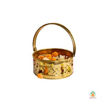 Brass Flower Basket | Traditional Floral Basket | Spiritual Gift| Decorative Basket | Flower Basket | Wedding Flower Basket | Phool Tokri