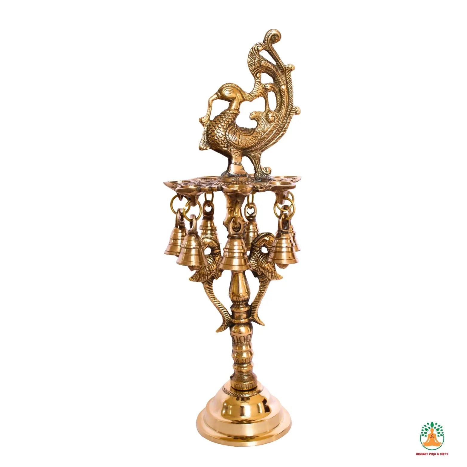 Brass Lamp Samai | South Indian Diya| Brass Annapakshi Kuthu Vilakku | Brass Annam Kuthuvilakku Oil Lamp | Kerala Oil Lamp | Long Samai Diya