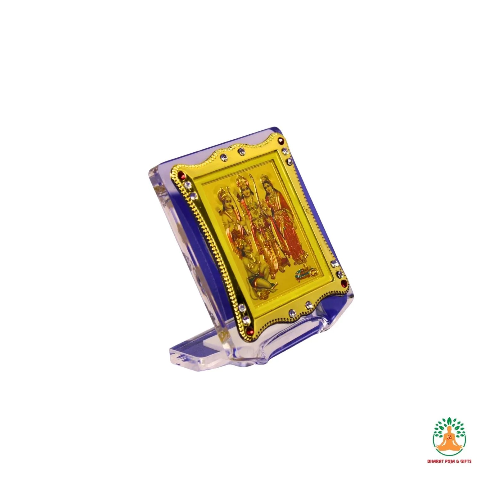 Shri Ram Car Dashboard frame– Ram, Lakshman & Sita Divine Picture Frame | Car Decor for Blessings, Peace Good Luck