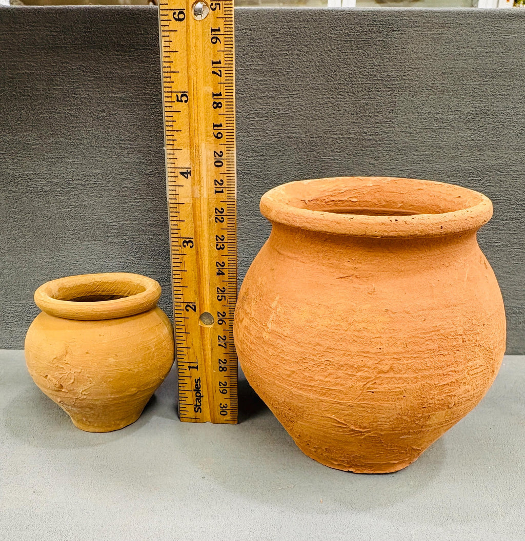Natural Clay Mud Cups | Kulhad Kullad Tea Coffee Cups| Handmade Eco Friendly Clay Pots| Indian Traditional Kulhad Cups | Hindu Puja Clay Pot