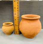 Natural Clay Mud Cups | Kulhad Kullad Tea Coffee Cups| Handmade Eco Friendly Clay Pots| Indian Traditional Kulhad Cups | Hindu Puja Clay Pot