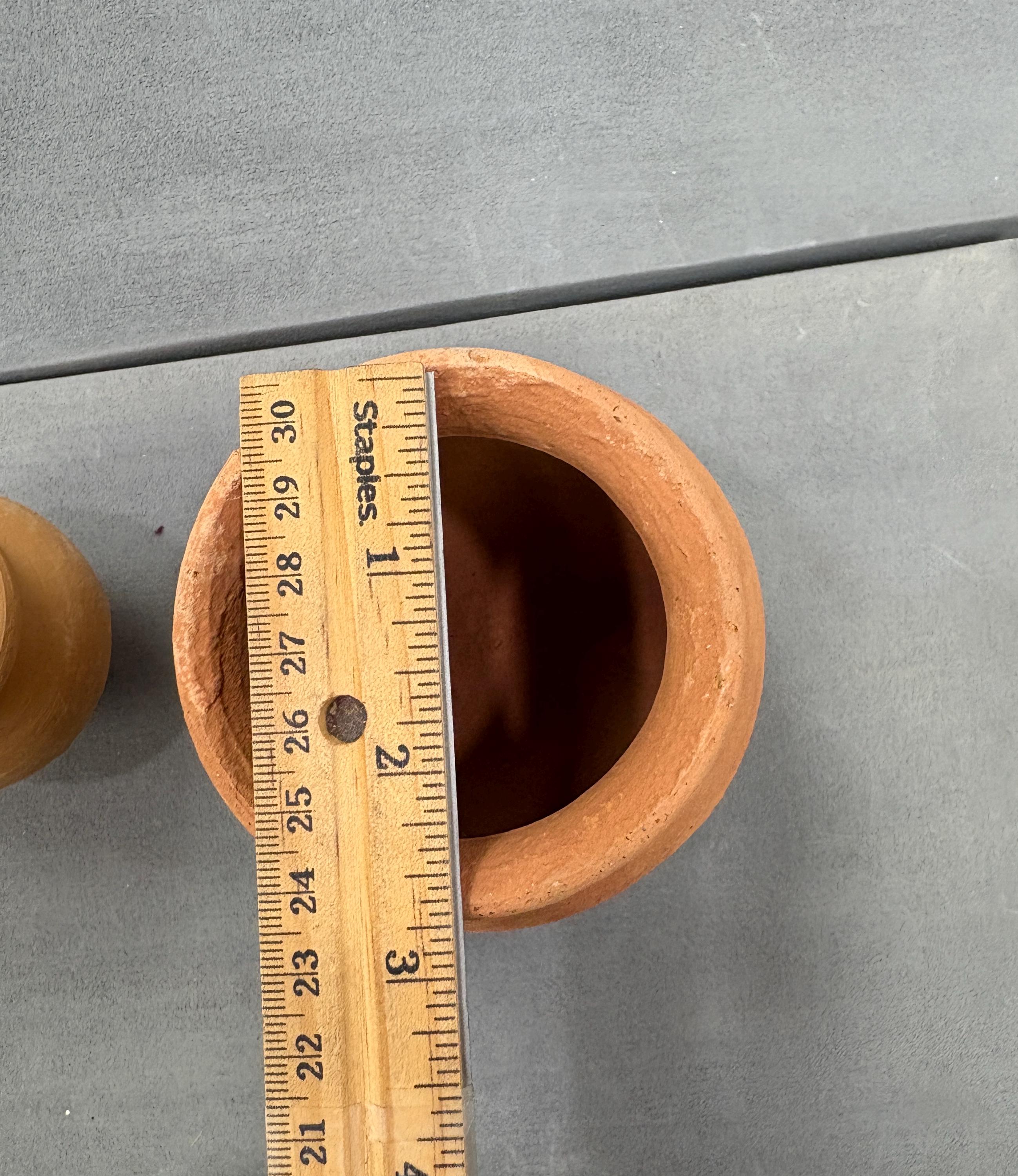 Natural Clay Mud Cups | Kulhad Kullad Tea Coffee Cups| Handmade Eco Friendly Clay Pots| Indian Traditional Kulhad Cups | Hindu Puja Clay Pot