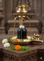 Edit | Brass Jaladhari Tripai Stand | Lota Abhishek Stand for Shivling Puja, Abhishekam & Mandir Use