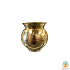 Brass Lota | Brass Kalash | Pital Lota | Brass Water Vessel 3.5 inches
