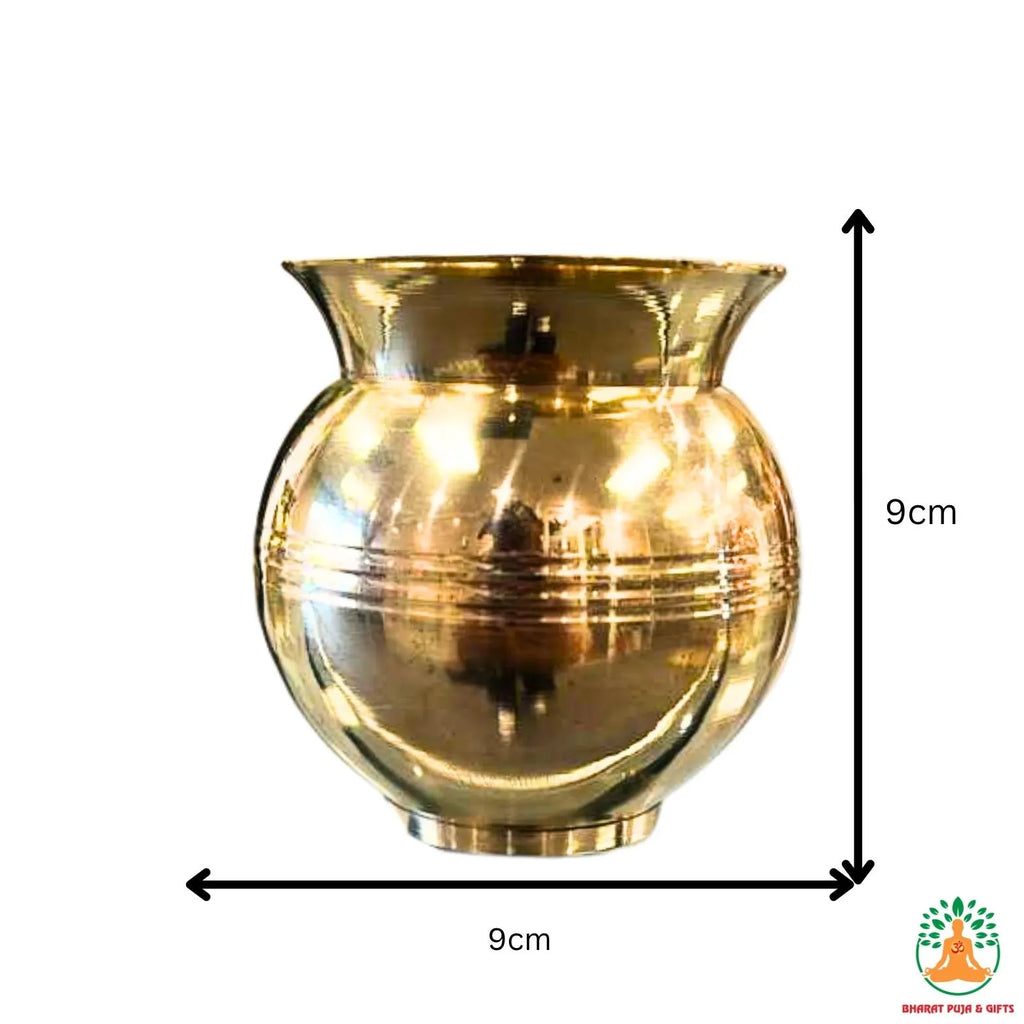 Brass Lota | Brass Kalash | Pital Lota | Brass Water Vessel 3.5 inches