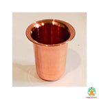 100% Pure Copper Tumbler Copper Glass | Plain Simple Design Copper Cup for Water | Ayurvedic Water Glass | Holistic Health Yoga Water Cup 300ml