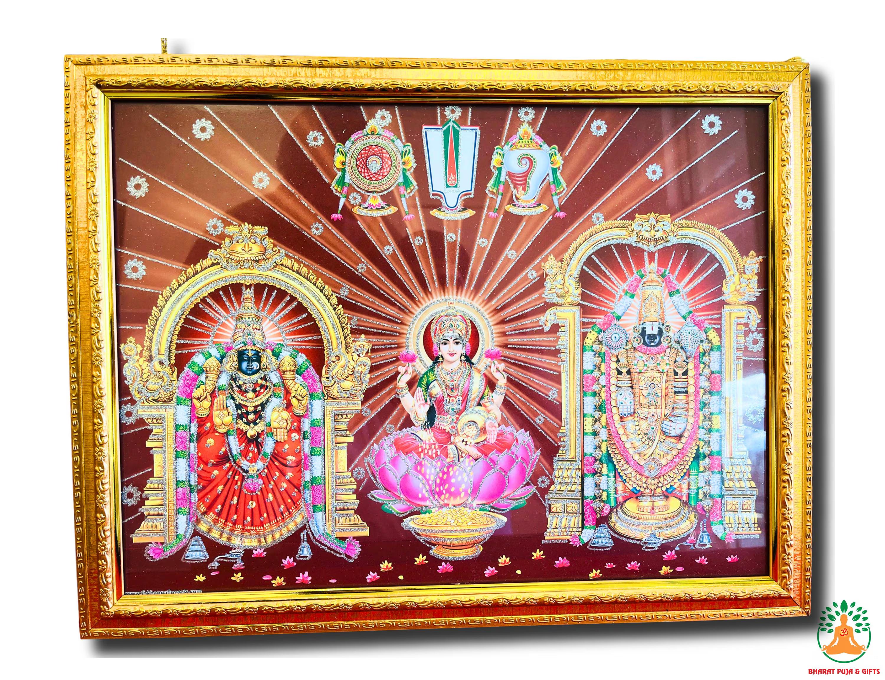 Balaji Lakshmi Bhudevi Hanging Wall Photo