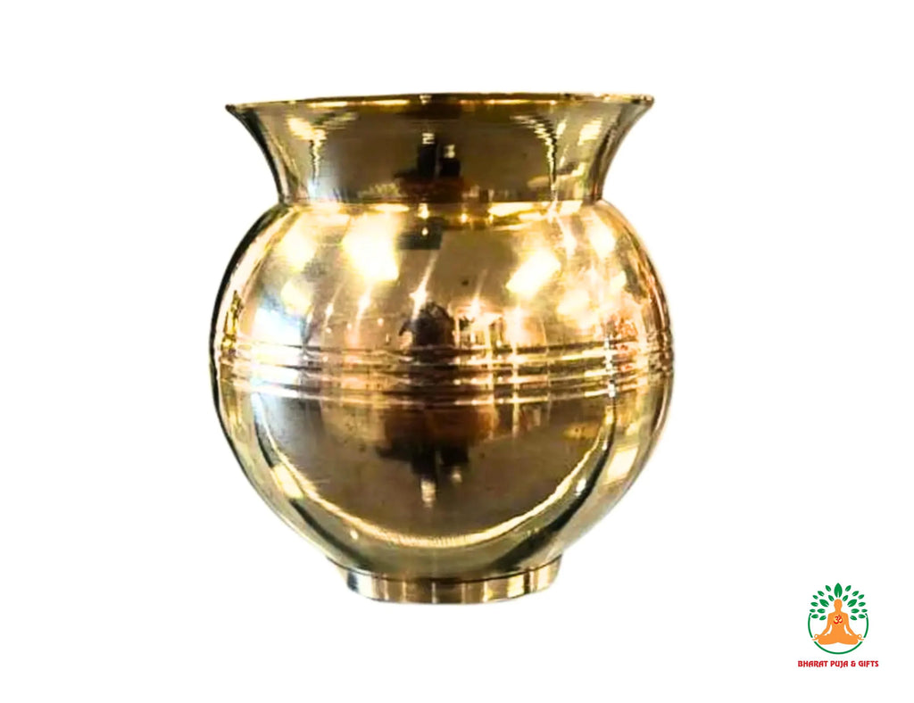 Brass Lota | Brass Kalash | Pital Lota | Brass Water Vessel 3.5 inches