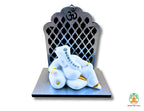 Hindu Lord Ganesha Idol Statue for Car Dashboard Decor India God Figurine Home Mandir Ganpati Elephant Buddha for Office, festival gift item