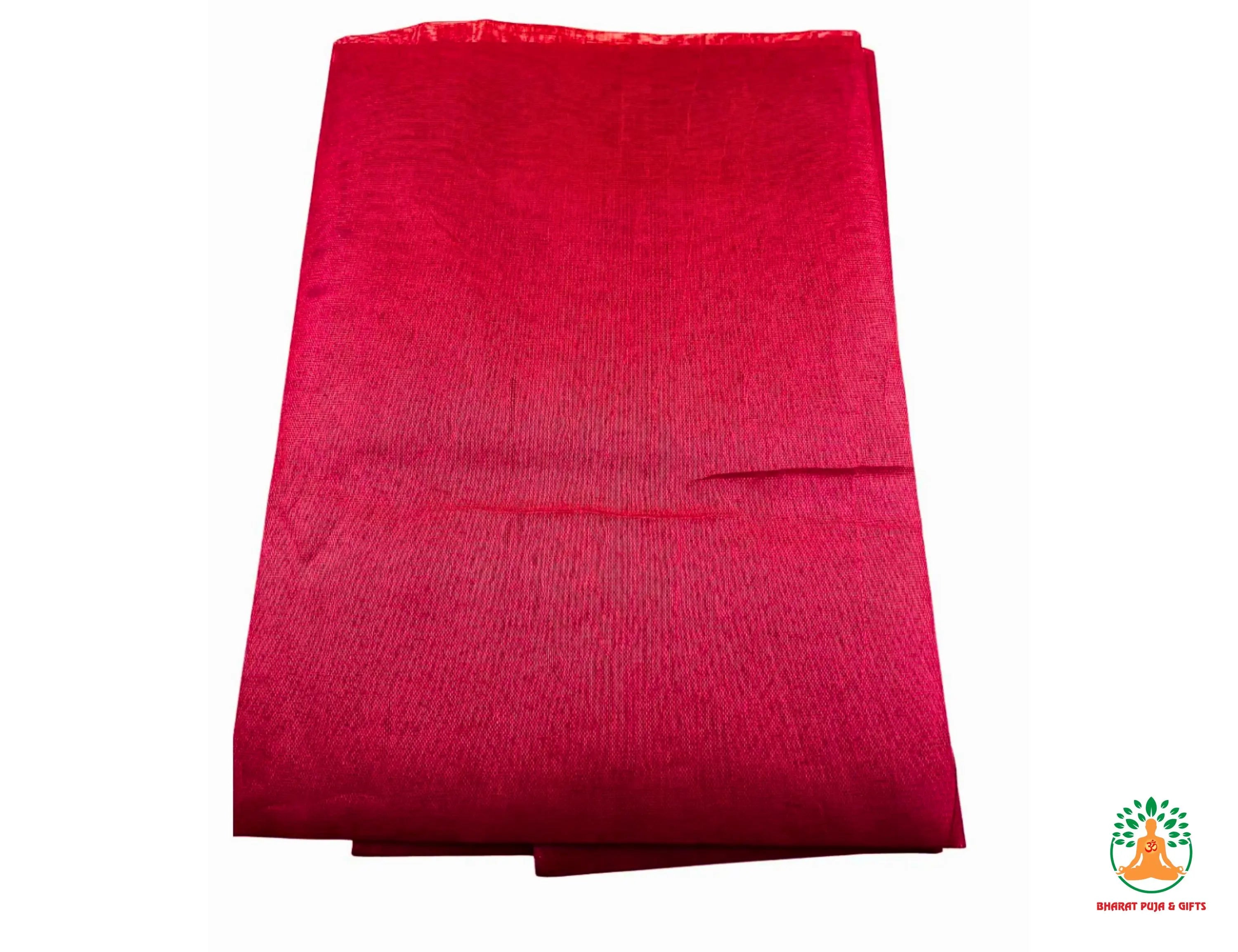 Cotton Puja Cloth for Poojan Samagri |Devi Devta Chowki Pooja Cloth for MANDIR Temple| 1 Meter Colors Available