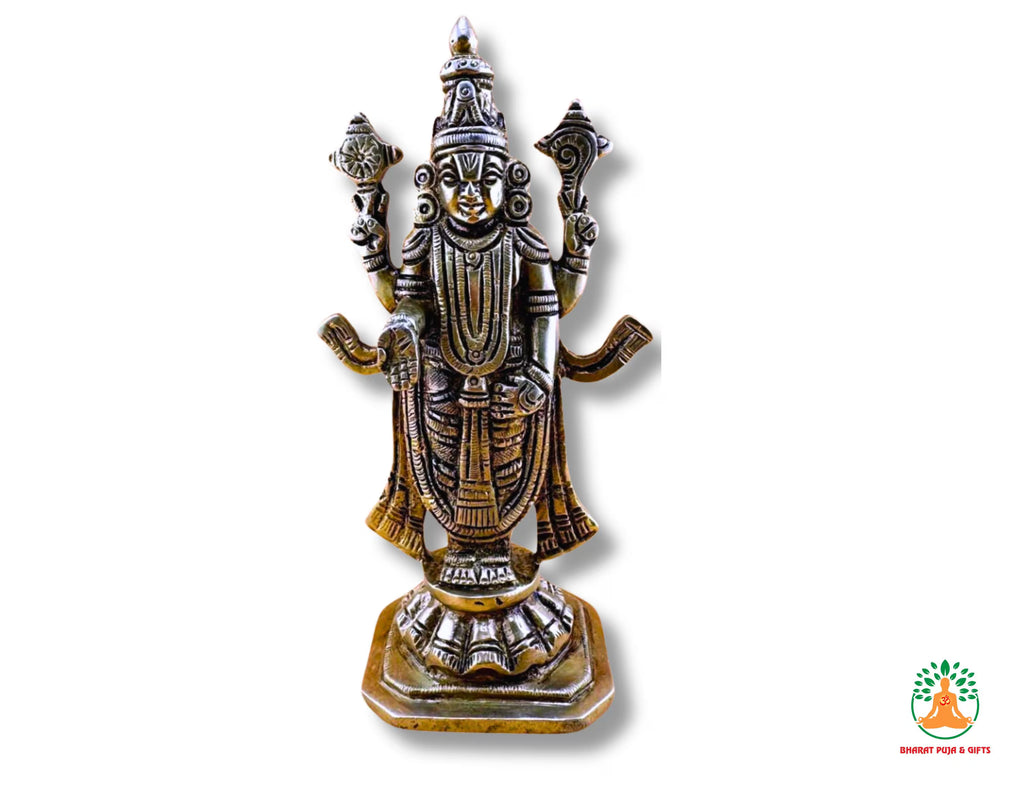 Brass Lord Tirupati Balaji Idol | Brass Lord Venkateswara Swami Murti