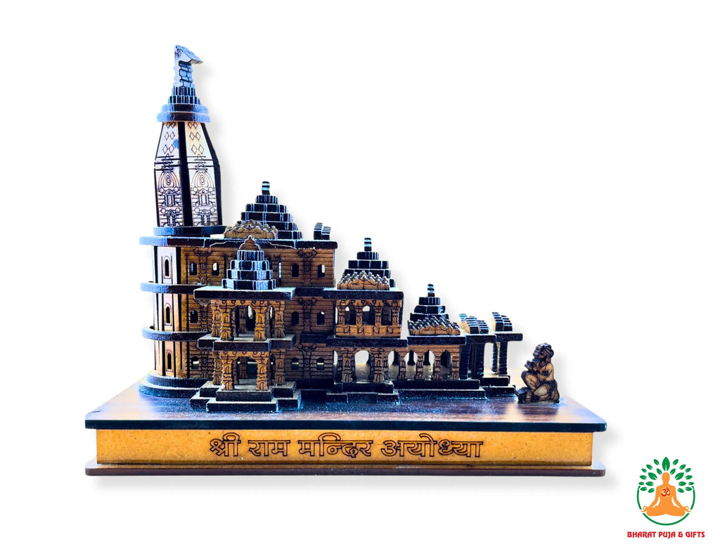 Shri Ram Mandir Ayodhya Replica intricate beautiful gift |Artarium Ram Mandir Ayodhya Model Authentic Design Ideal for Home Temple