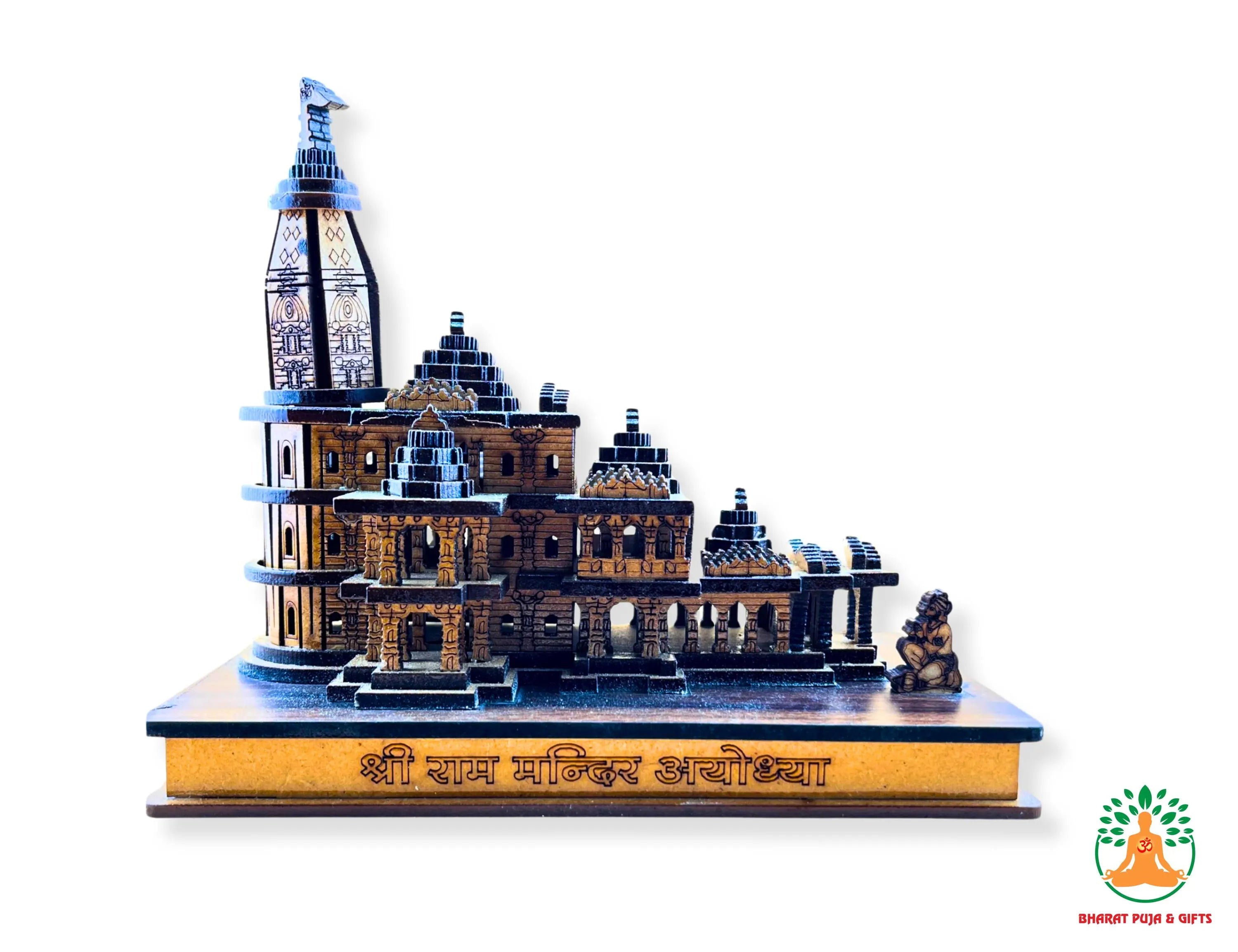 Shri Ram Mandir Ayodhya Replica intricate beautiful gift |Artarium Ram Mandir Ayodhya Model Authentic Design Ideal for Home Temple