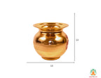 Big Copper Lota | Traditional Copper Kalash | Copper Water Vessel | 5 inch