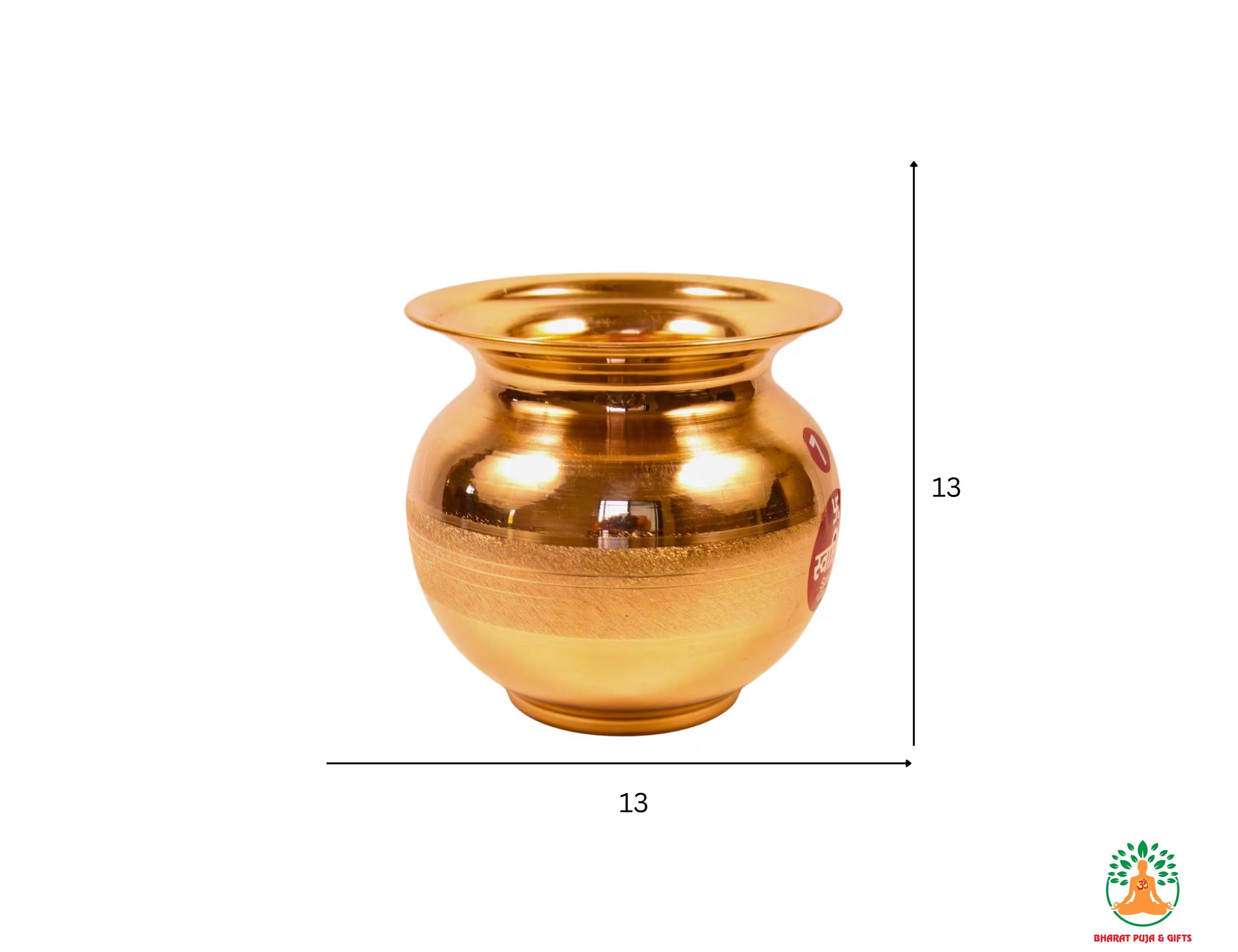 Big Copper Lota | Traditional Copper Kalash | Copper Water Vessel | 5 inch