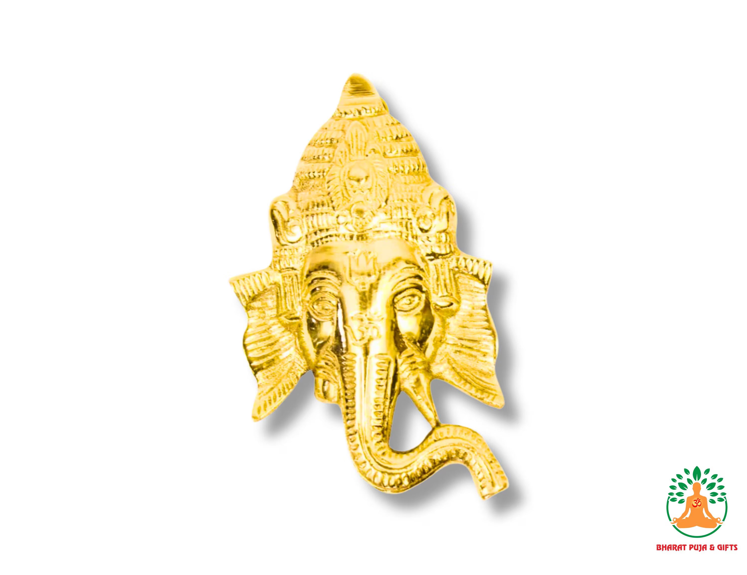 Lord Ganesha Wall Hanging | Brass Look Ganesha Idol | Hanging Ganapati