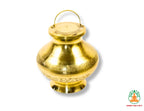 Handcrafted Brass Gangajal Kamandal | Traditional Brass Puja Kalash | Spiritual Water Pot for Abhishekam | Brass Holy Water Pot