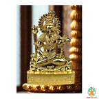 Lord Shiva Gold Plated Statue - Idol for Pooja, Car Dashboard, Home, Office Décor, Gifting Decorative Showpiece
