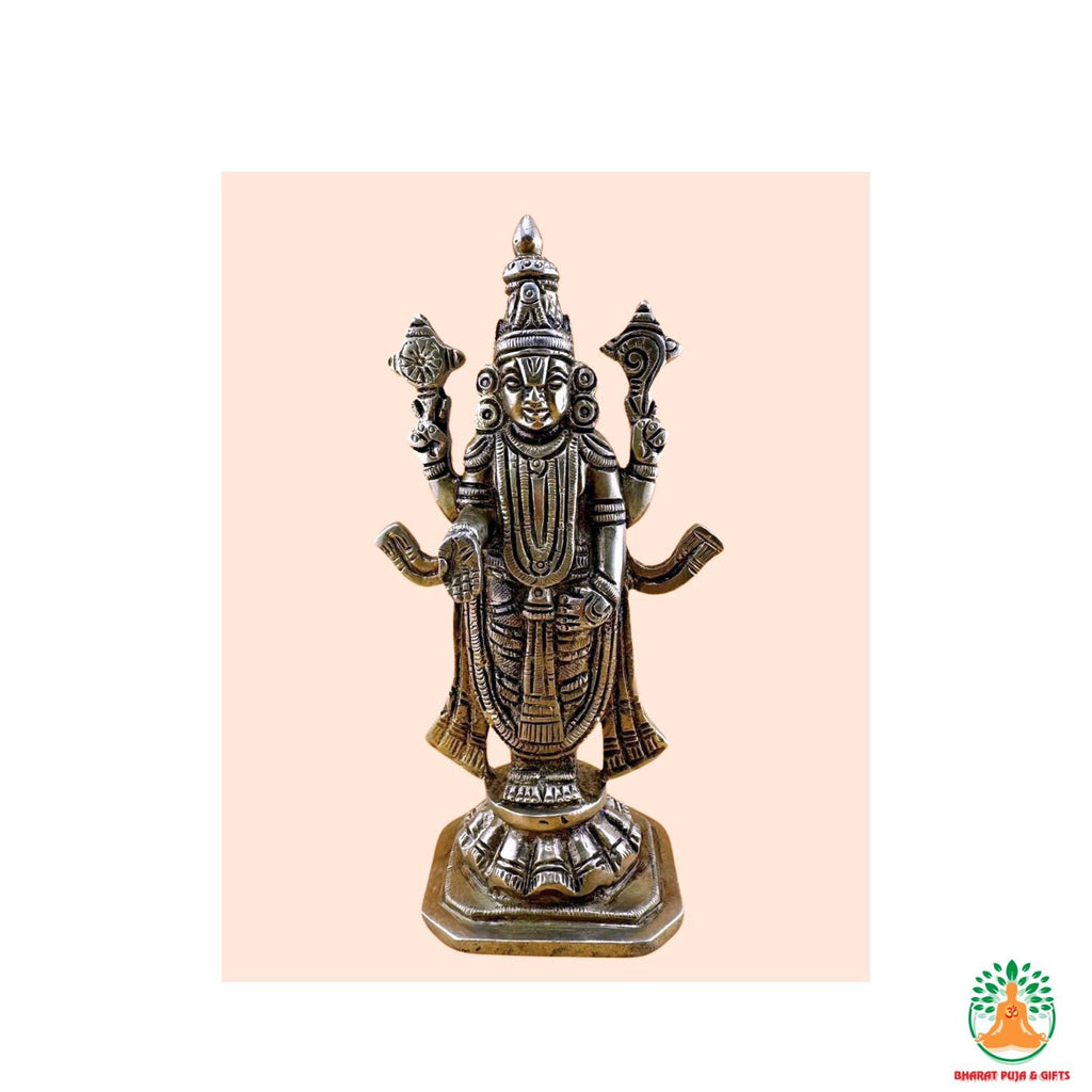 Brass Lord Tirupati Balaji Idol | Brass Lord Venkateswara Swami Murti