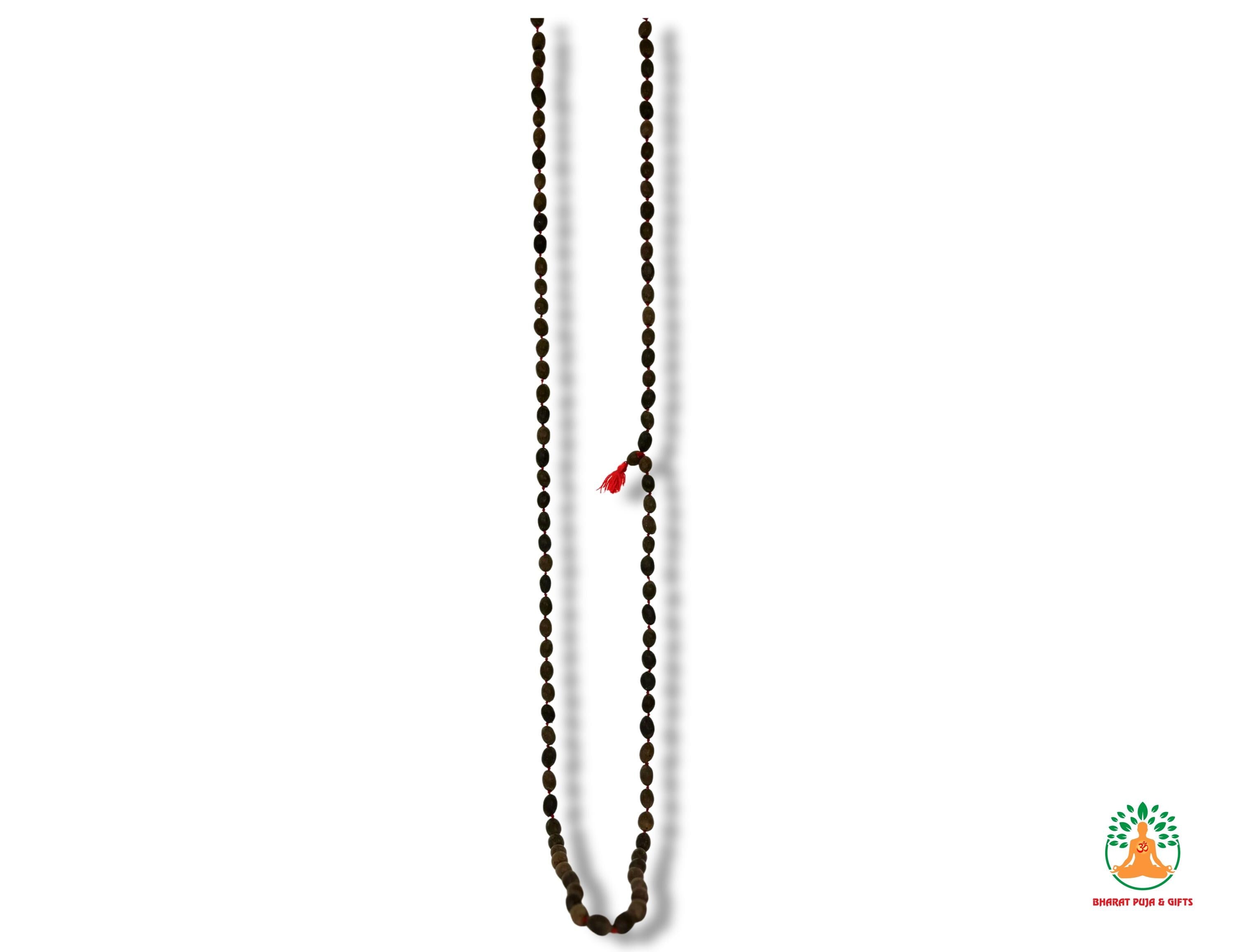 108 Bead Lotus Seed Mala | Sacred Prayer Rosary Japa Beads | Kamalgatta Mala