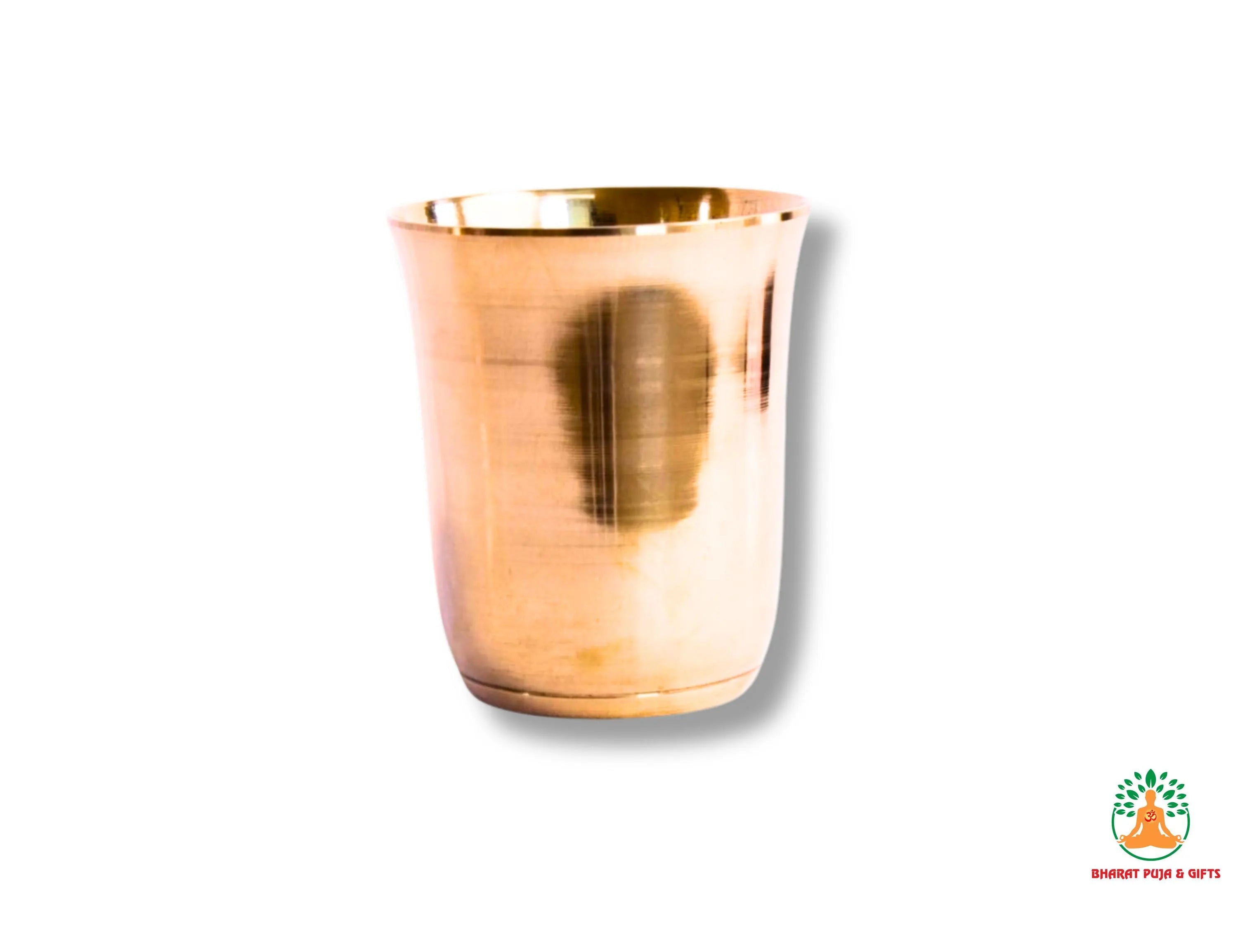 Plain Bronze Kansa Glass | Bronze Drinking Glass Tumbler Water Glass | Kansa Cup | Ayurvedic Glass