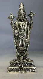 Pure Silver Balaji Idol | 999 Silver Venkateswara Swamy Swami Murti | Silver Tirupati Balaji