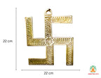Brass Swastik Wall Hanging | Decorative Swastik Art | Indian Home Decor