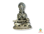 Pure Silver Saraswati Idol | 999 Silver Saraswati Murti | Silver Sarasvati Statue