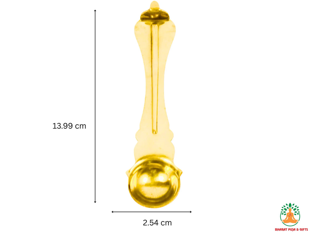 Brass Achaman Spoon | Copper Achaman Spoon | Brass Spoon | Copper Spoon | Achaman Pali