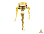Brass Jaladhari Stand with Nag-Shaped Base | Traditional Tripai Abhishek Stand for Shivling Puja
