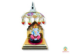 Lord Ganesha Idol with umbrella Ganesh Ji Ki Murti Ganpati Statue for Home Living Room Showpiece Chatra Ganesh Idol Indian festivals gift