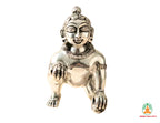 Pure Silver Laddu Gopal Idol | 999 Silver Baby Krishna Murti | Silver Krishna Gopal Idol