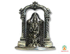 Pure Silver Balaji Idol with Prabhavali | 999 Silver Tirupati Balaji Murti with Prabhavali | Silver Venkateswara Swamy Swami Idol