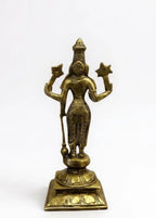 Brass Lord Vishnu Standing Murti | Brass Lord Narayana Idol